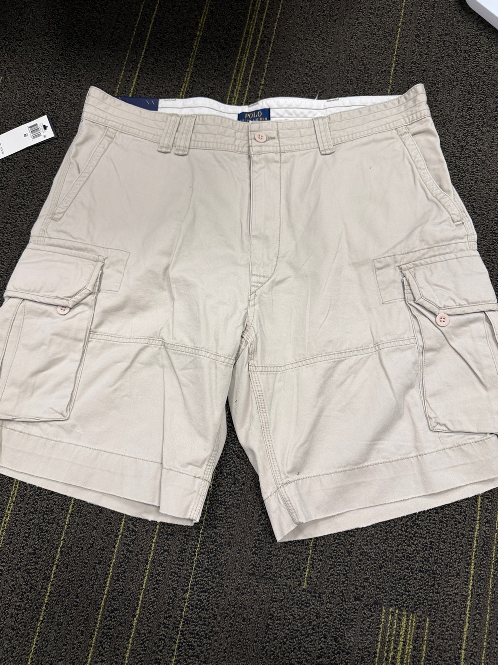 Polo by Ralph Lauren Men’s Light Khaki Cargo Shorts